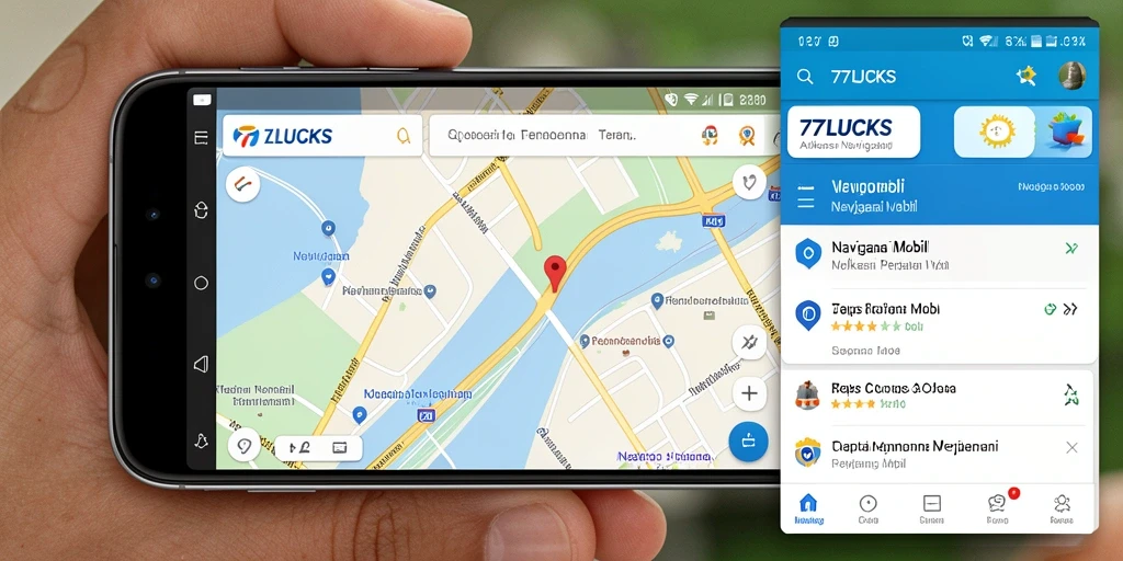 Tampilan antarmuka utama 77LUCKS yang informatif dan mudah digunakan.