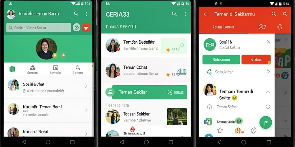 Tampilan antarmuka CERIA33 yang menarik dan user-friendly.