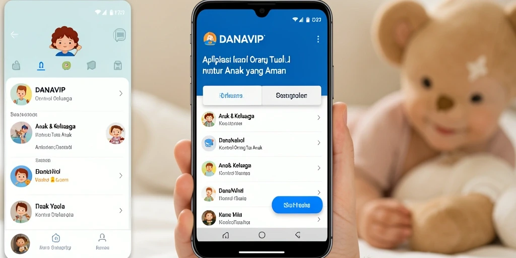 Antarmuka aplikasi DANAVIP yang intuitif dan mudah digunakan.
