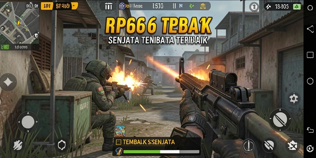 Tampilan antarmuka RP66 dengan fitur gameplay Tembak Senjata yang menarik.