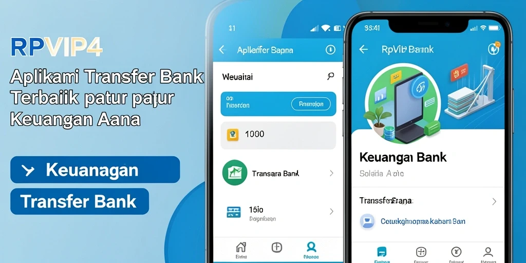 Antarmuka pengguna RPVIP4 untuk transfer bank yang efisien.