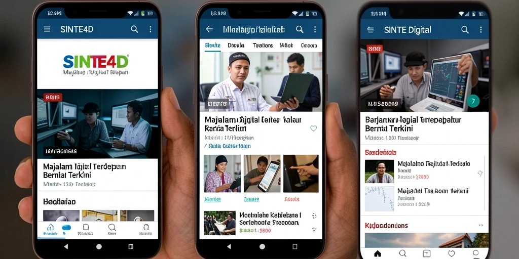 Tampilan antarmuka aplikasi SINTE4D yang modern dan intuitif.