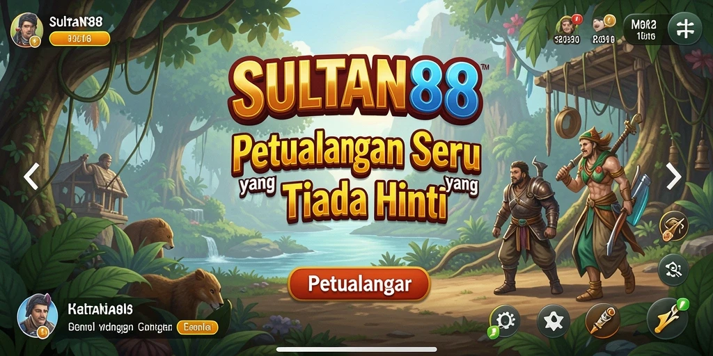 Tampilan antarmuka SULTAN88 yang menarik dan interaktif.