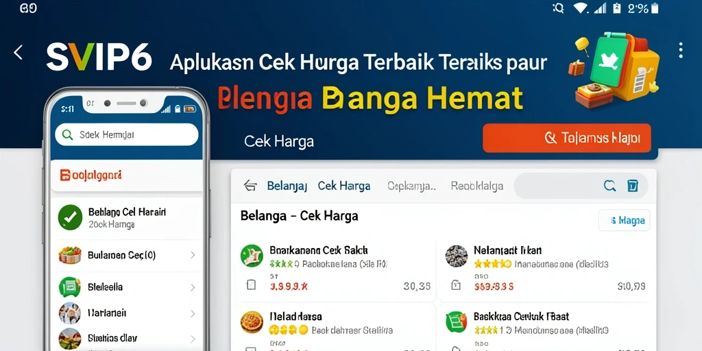 Tampilan antarmuka SVIP6 yang intuitif untuk Cek Harga.